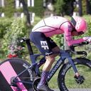El colombiano Rigoberto Urán del EF Education First en la Contrarreloj de San Emilion