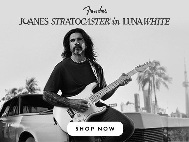 Juanes lanza una guitarra con motivo de su cumpleaños.