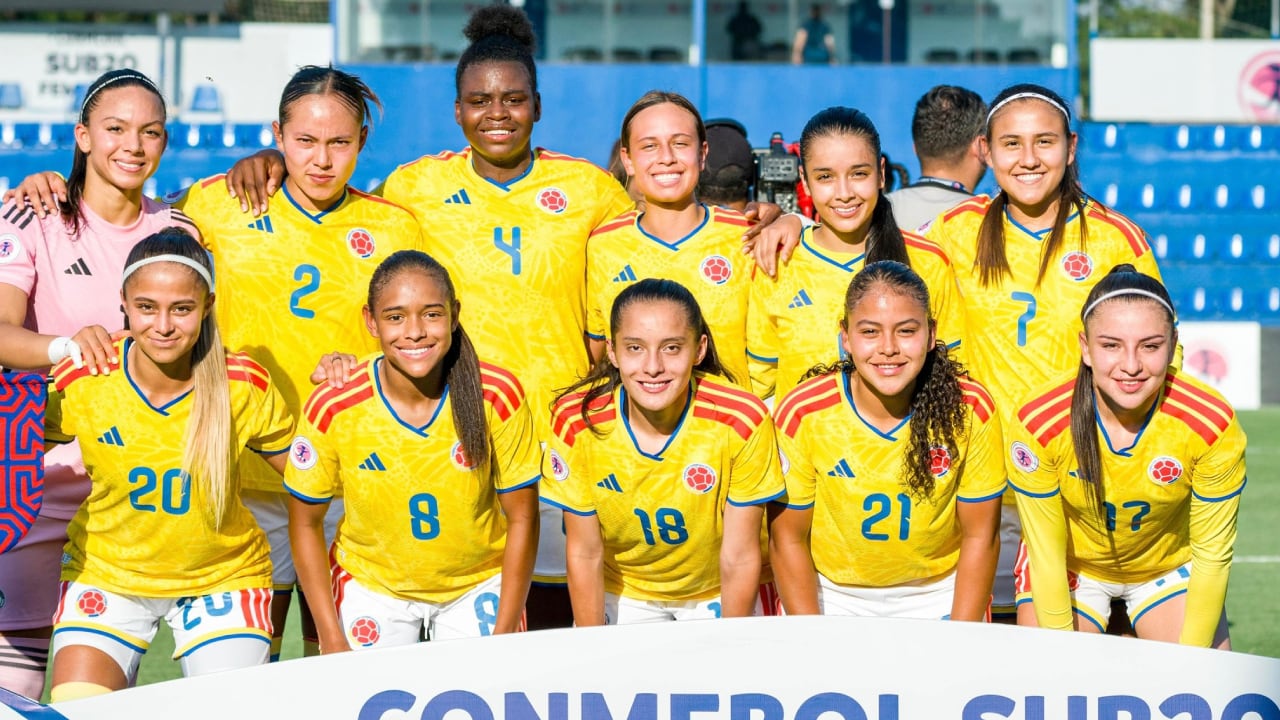 Las jugadoras de la Selección Colombia Femenina Sub-20