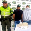 Capturados por transportar cocaína en Barbosa, Antioquia.