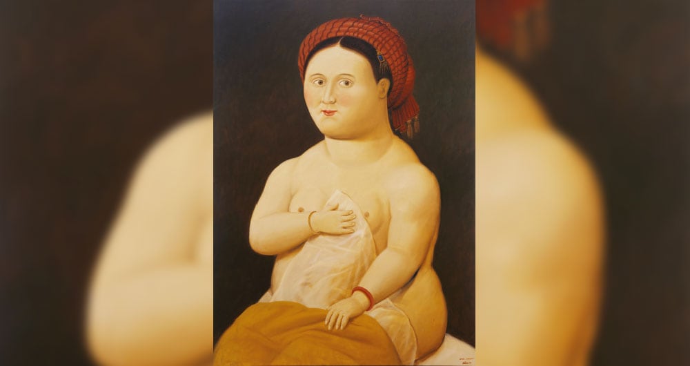 Fornarina según Rafael, 2008 - Óleo sobre lienzo.