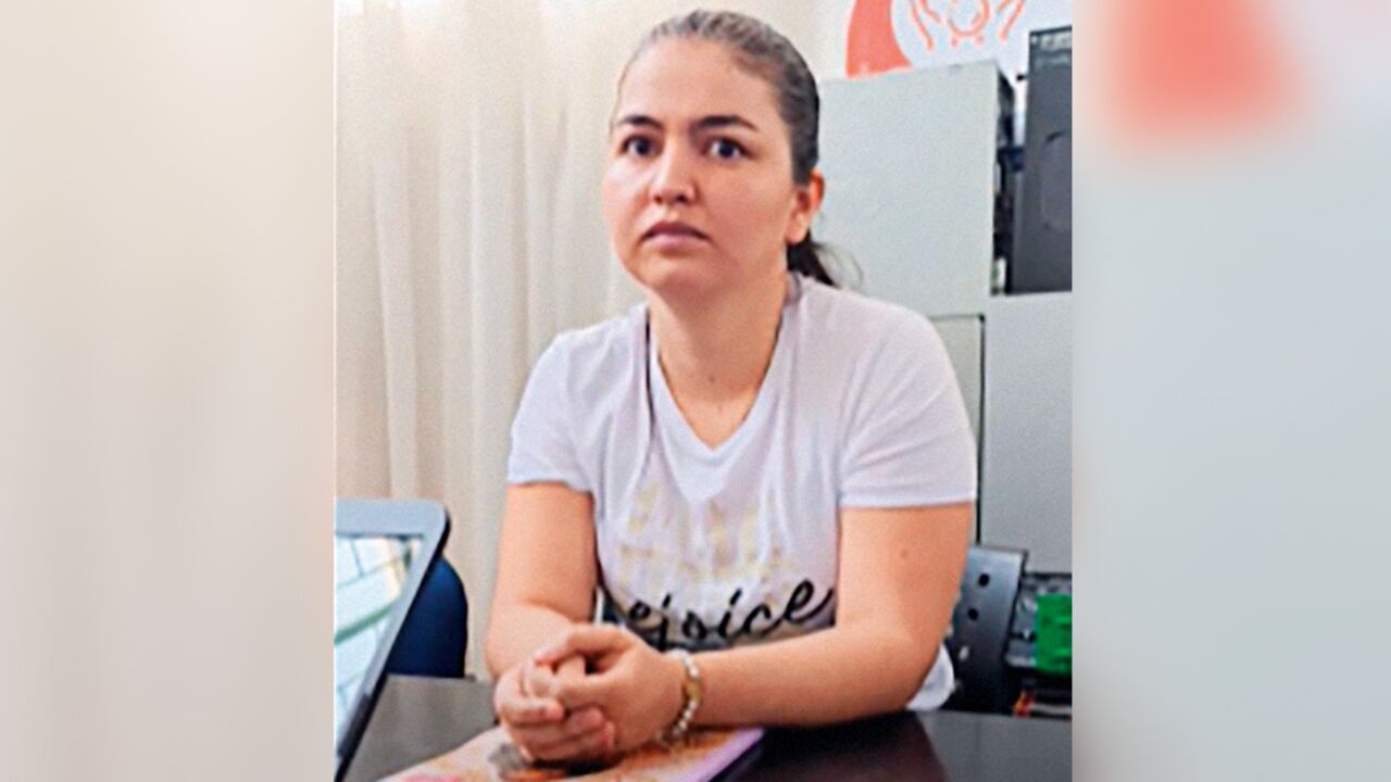 Dana Canizales Bonilla, patrullera de la Policía de Bogotá, procesada por las chuzadas a Marelbys Meza.