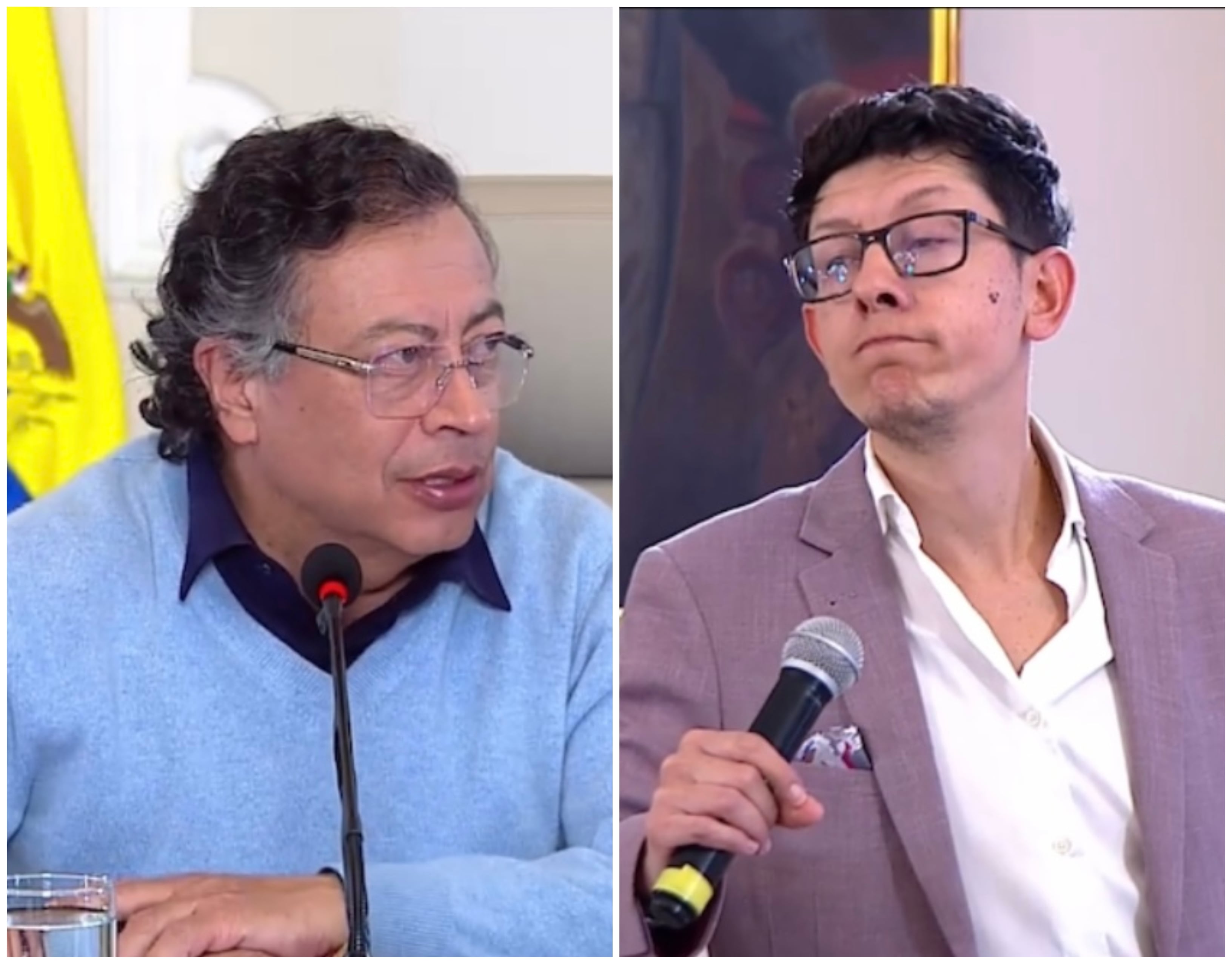 Gustavo Petro y Daniel Rojas