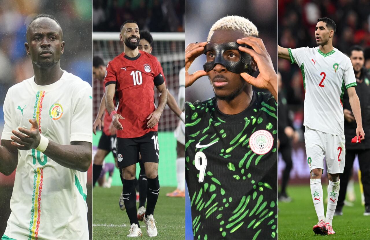 Semifinales de Copa de África con Sadio Mané, Mohamed Salah, Victor Osimhen y Achraf Hakimi a bordo