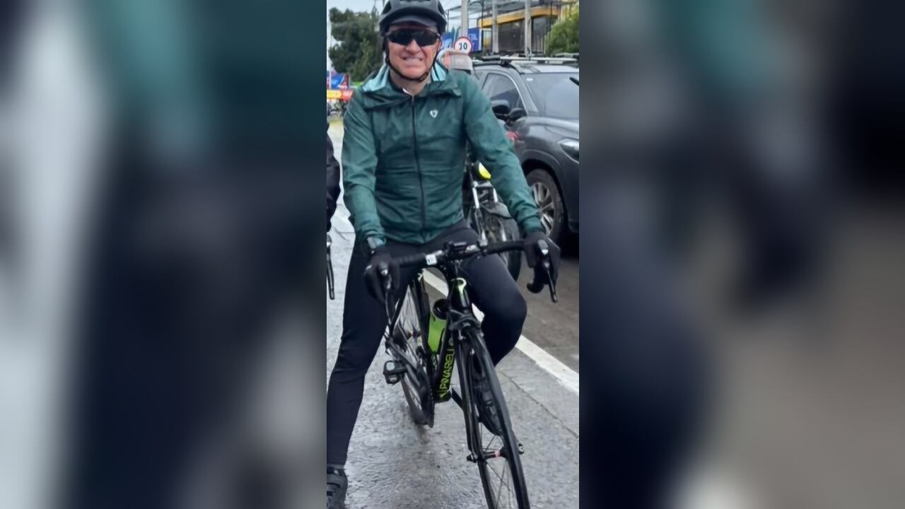 Esta fue la bicicleta que le robaron al periodista.
