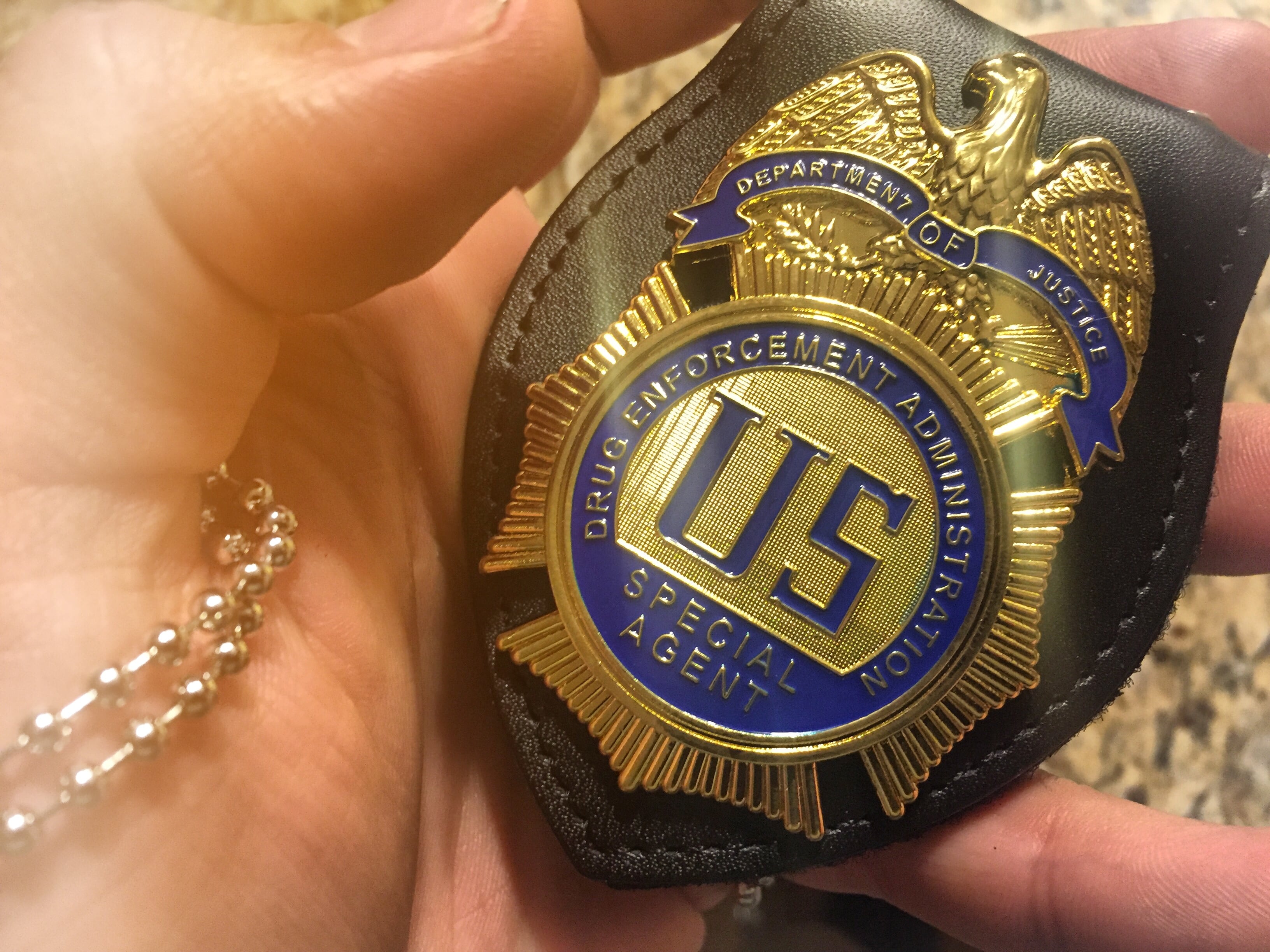 The official badge of the United States Drug Enforcement Administration.