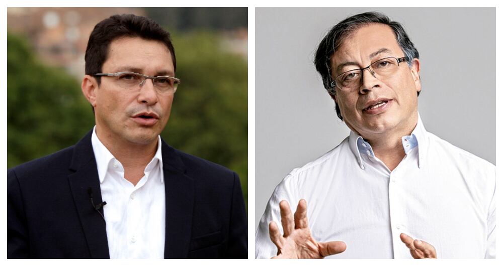 Carlos Caicedo y Gustavo Petro compitieron en 2018 en una consulta.