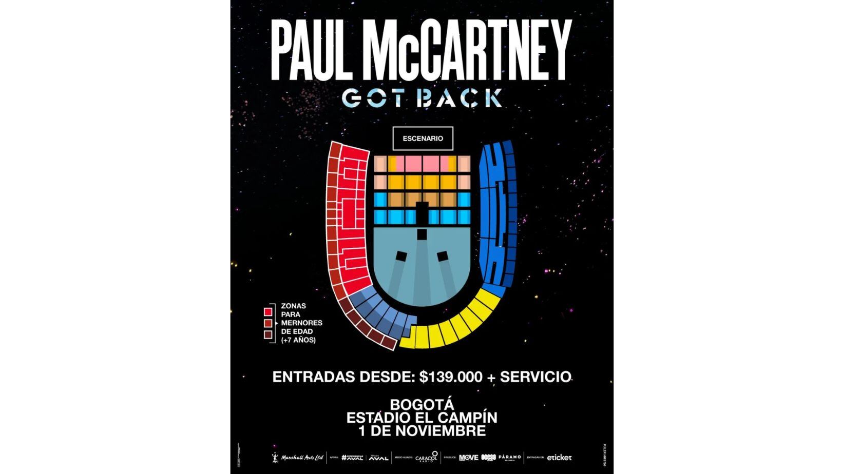 Paul McCartney llega a Bogotá: fecha, lugar, boletas y todo lo que debe saber sobre su show