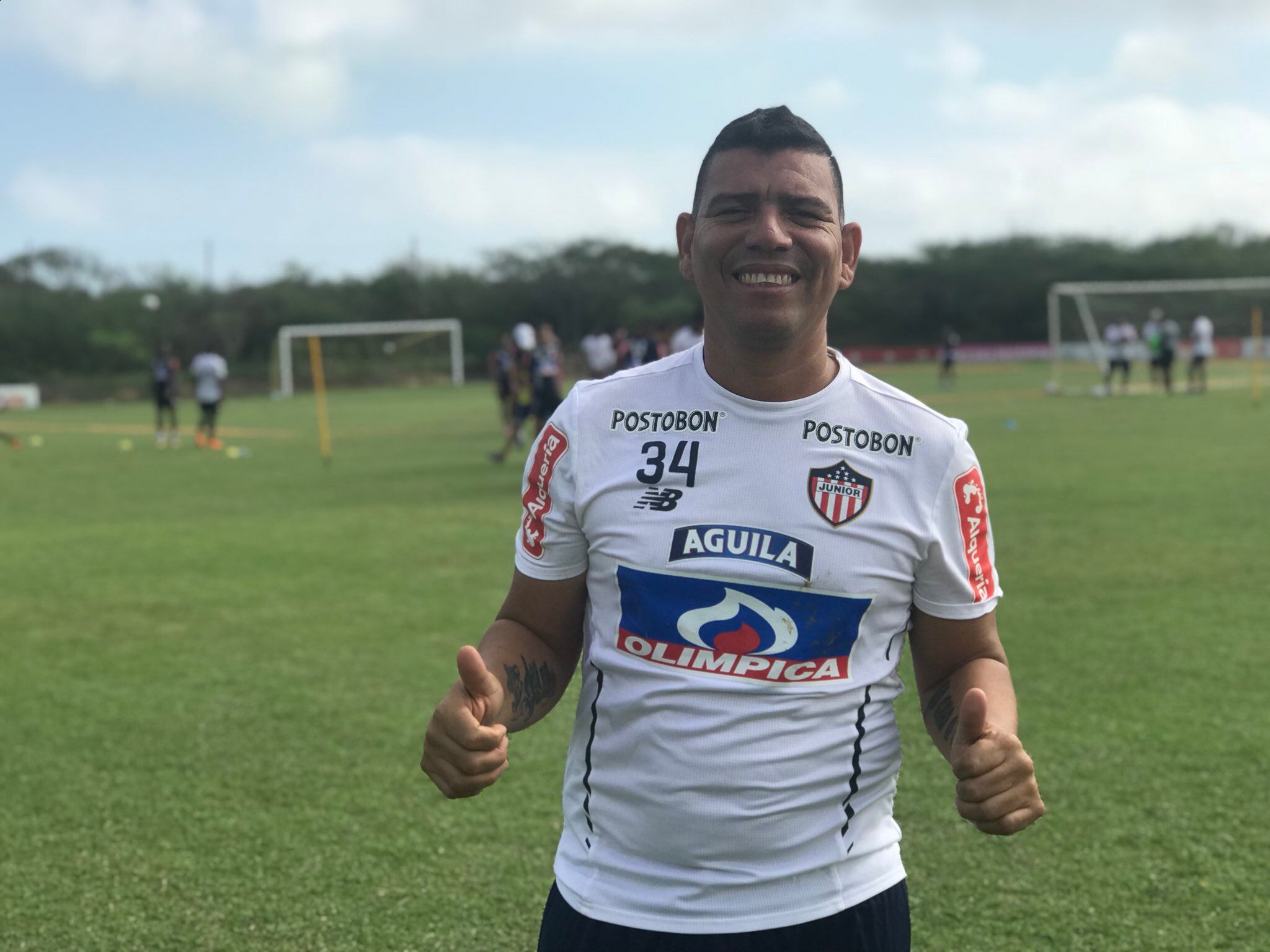 Léider Frías, utilero del Junior que se encuentra hospitalizado tras ataque con arma de fuego.