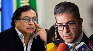 Presidente Gustavo Petro y el fiscal paraguayo Marcelo Pecci