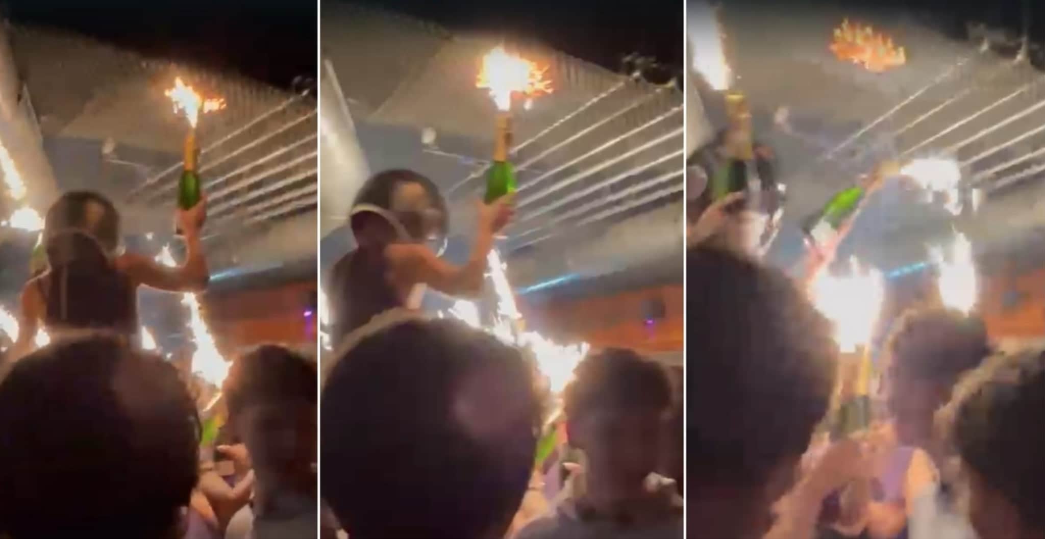 Imágenes del incendio del bar en Crans-Montana en Suiza