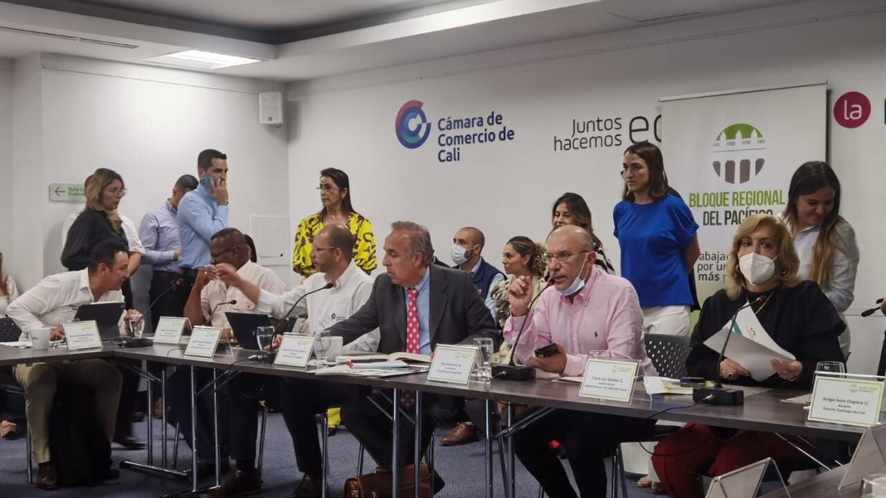 El ministro de Transporte Guillermo Reyes escuchó a los congresistas de esa región.