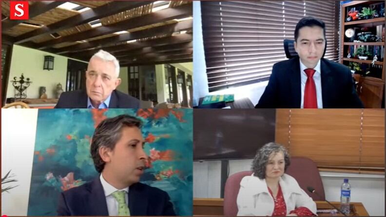 Este martes se reanudó el juicio en contra del expresidente Álvaro Uribe Vélez.