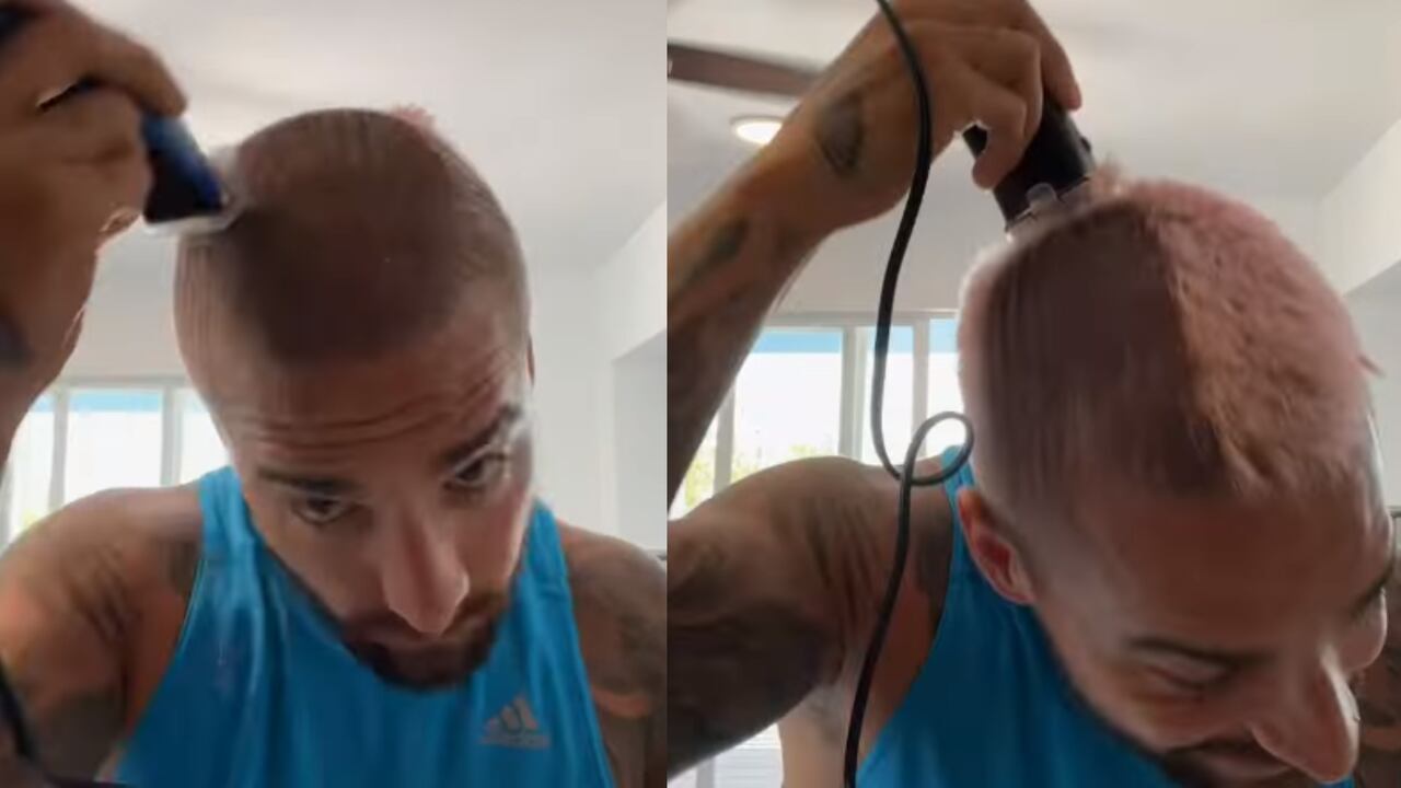 Maluma cortó su cabello y causó sensación entre sus seguidores.