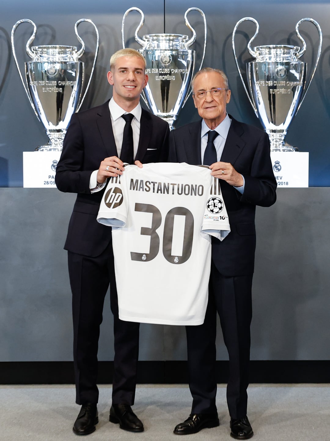 Franco Mastantuono portará la camiseta 30 del Real Madrid