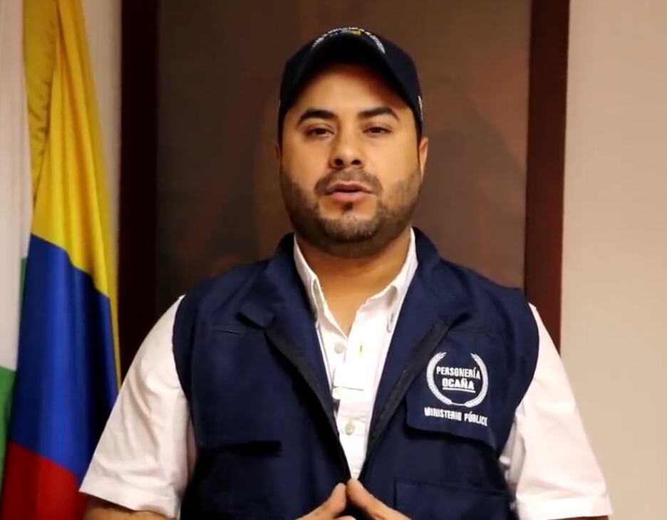 Jorge Armando Bohórquez, personero de Ocaña.