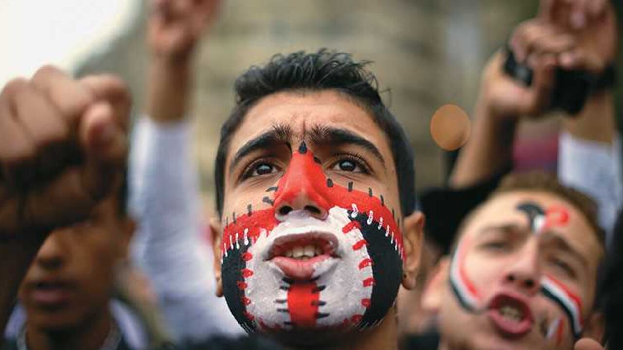 Los jóvenes egipcios fueron los primeros en demostrar a través de las protestas en las calles de El Cairo su descontento ante la dictadura.