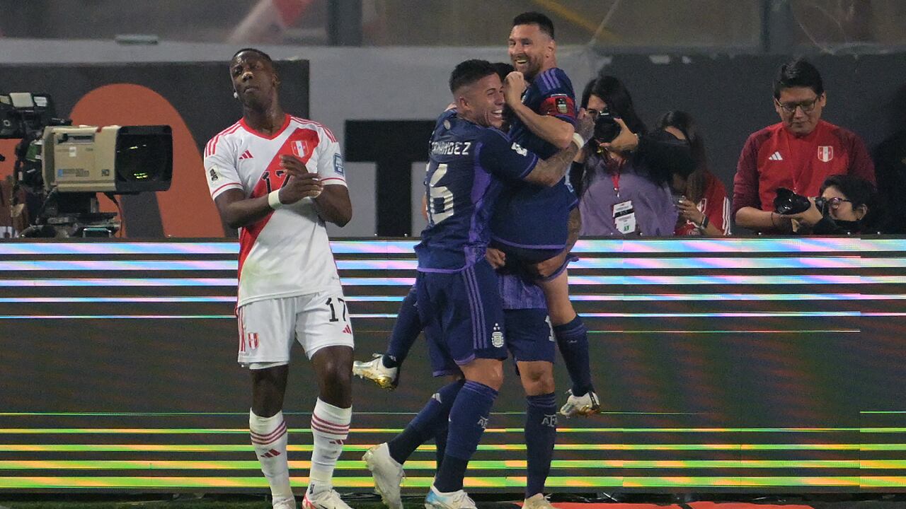 Lionel Messi marcó ante Perú en la fecha 4 de la eliminatoria rumbo al Mundial 2026