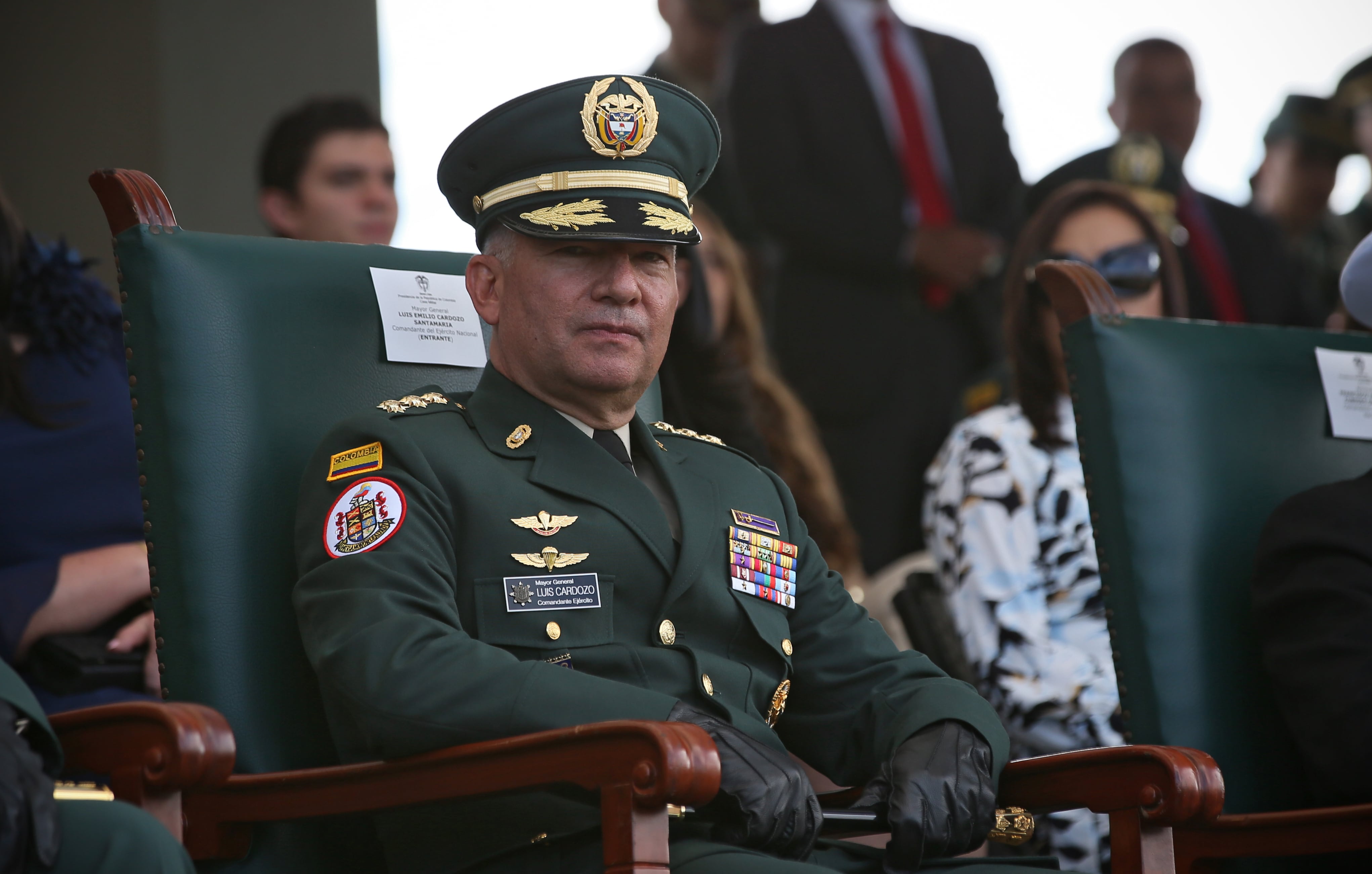 Mayor general Luis Emilio Cardozo Comandante del Ejército Nacional
Ceremonia de transmisión de cambio de mando del Comando del Ejército Nacional
Bogota mayo 31 del 2024
Foto Guillermo Torres Reina / Semana