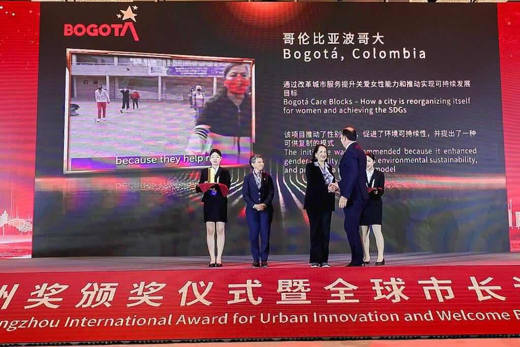 Bogotá recibirá adicionalmente un reconocimiento de 20.000 dólares