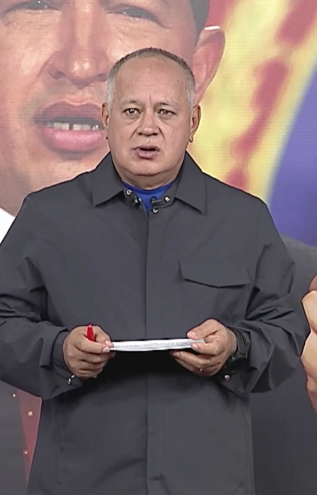 Diosdado Cabello en su programa de Con el Mazo Dando