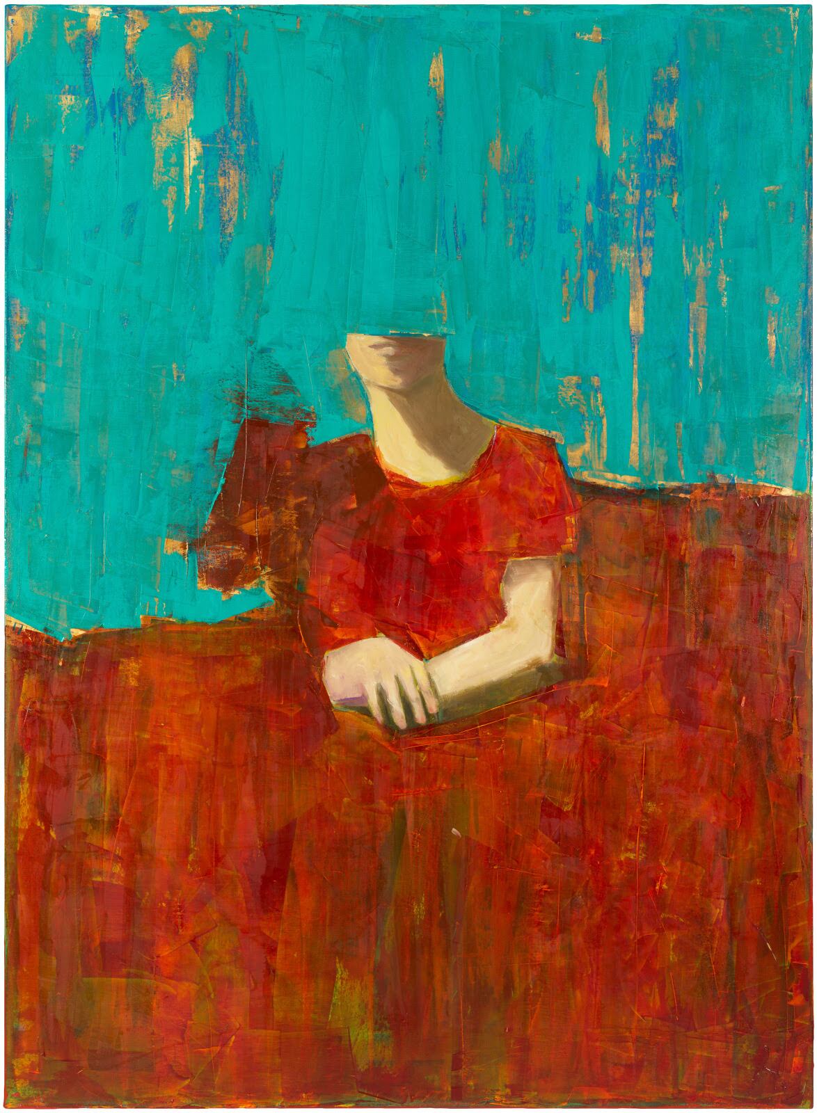 Carolina Convers, 'Común y corriente', 2025, óleo sobre lienzo, 150 x 110 cm