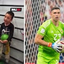 'Dibu' Martínez, figura de la selección Argentina.