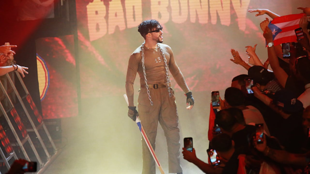 Así fue la entrada de Bad Bunny en BlackLash.