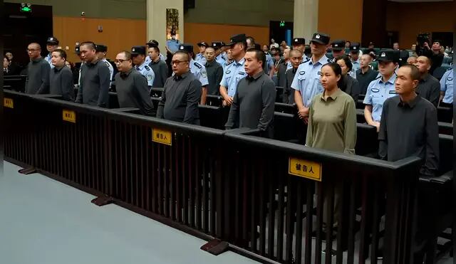 China condenó a pena de muerte a 11 miembros de la familia Ming. | CCTV