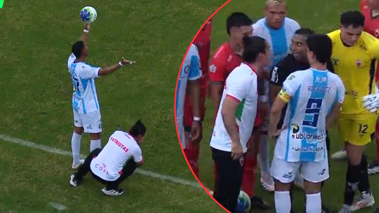 Carlos Giraldo, técnico de Patriotas, fue expulsado por fingir un golpe de un rival vs. Real Santander.