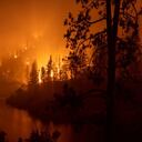 Las llamas siguen arrasando con inmensas hectáreas de bosque en el Klamath National Forest en California