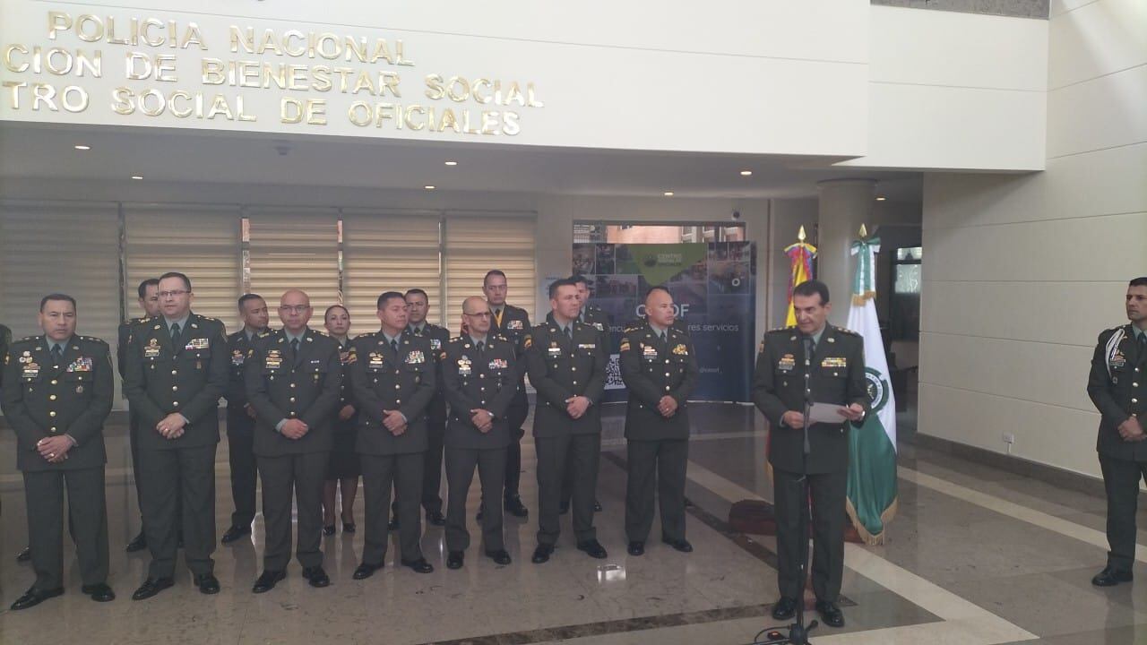 Atención: Remezón en la línea de mando de la Policía, el general William Salamanca, hizo cambios de fondo en las unidades operativas