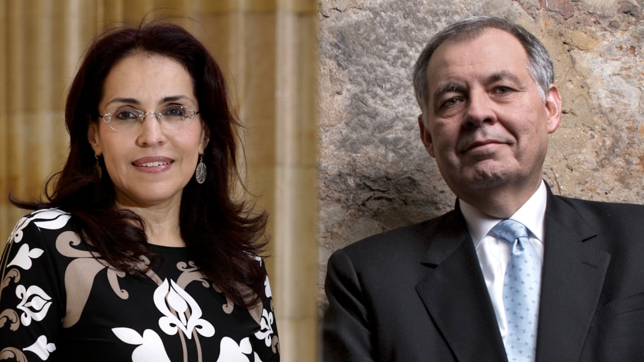 Viviane Morales y Alejandro Ordóñez.
