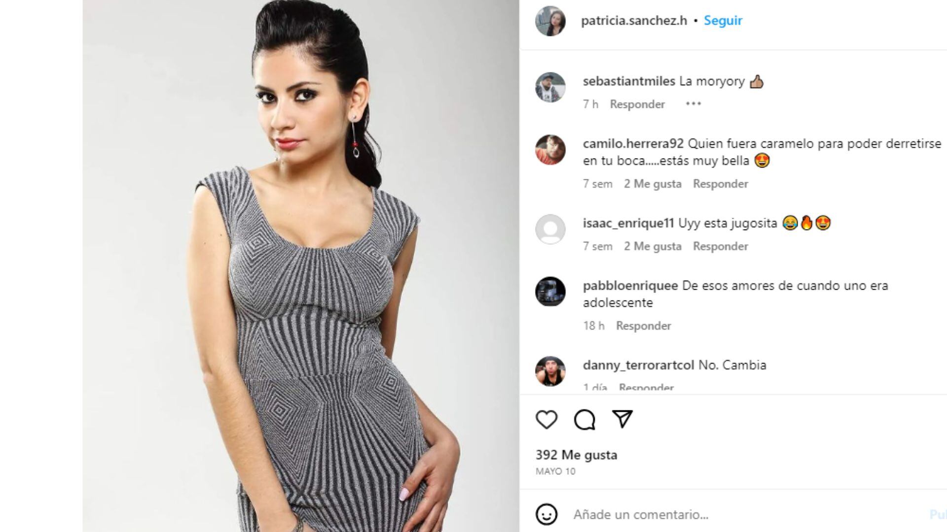 Así luce Patricia Sánchez interpretó a Maryori en Pandillas, Guerra y Paz.