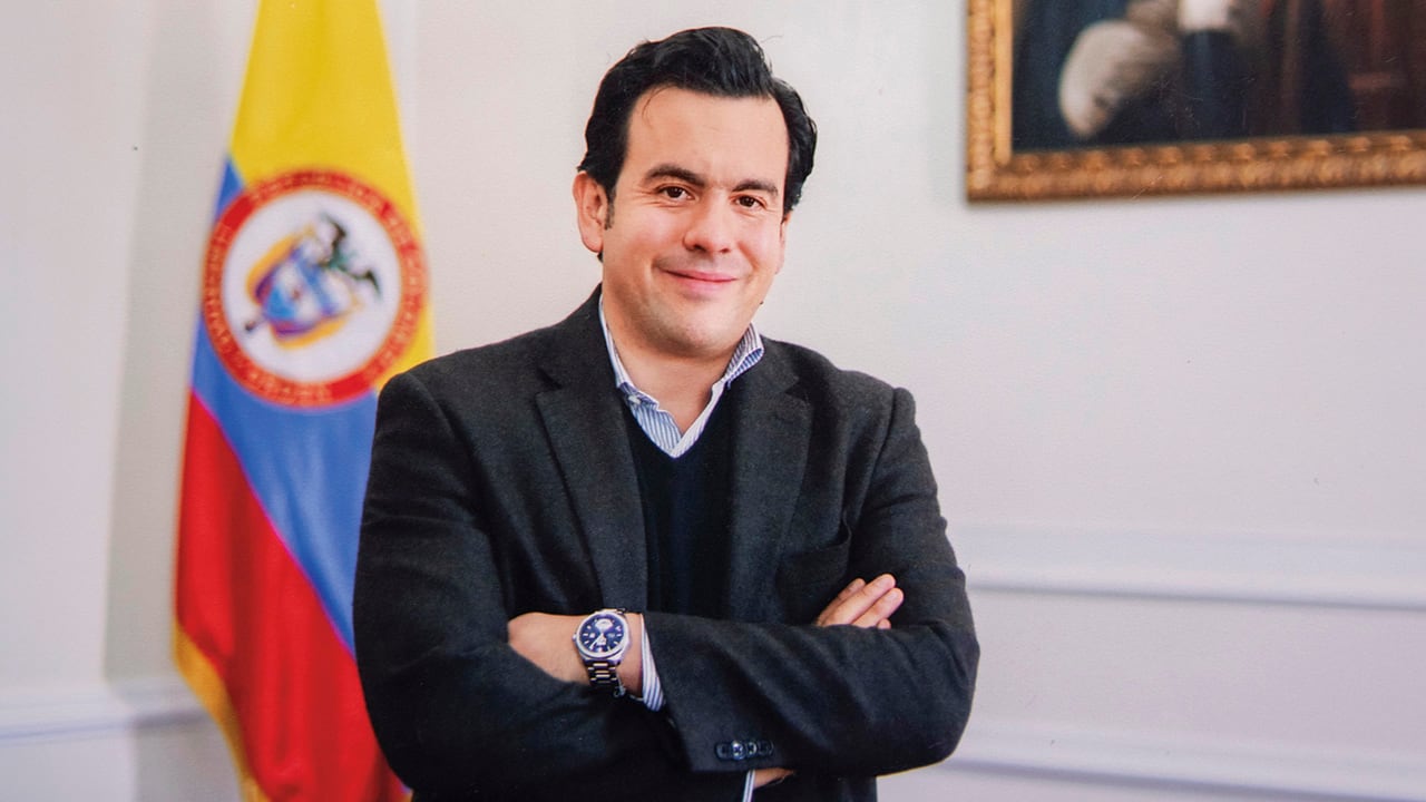 Rodrigo Lara, ministro del Interior.