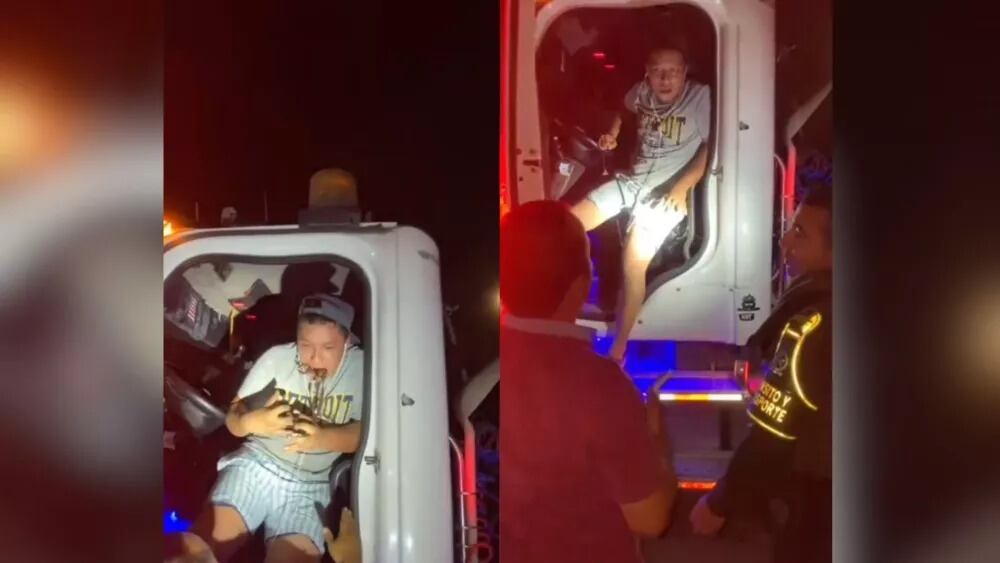 El conductor aseguró haber sido atacado por una bruja