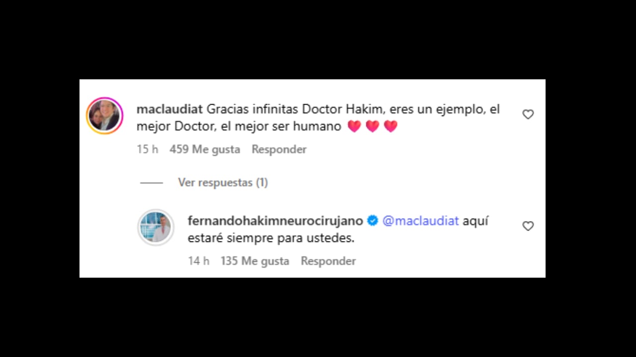 Reacción de esposa de Miguel Uribe Turbay a mensaje de Fernando Hakim