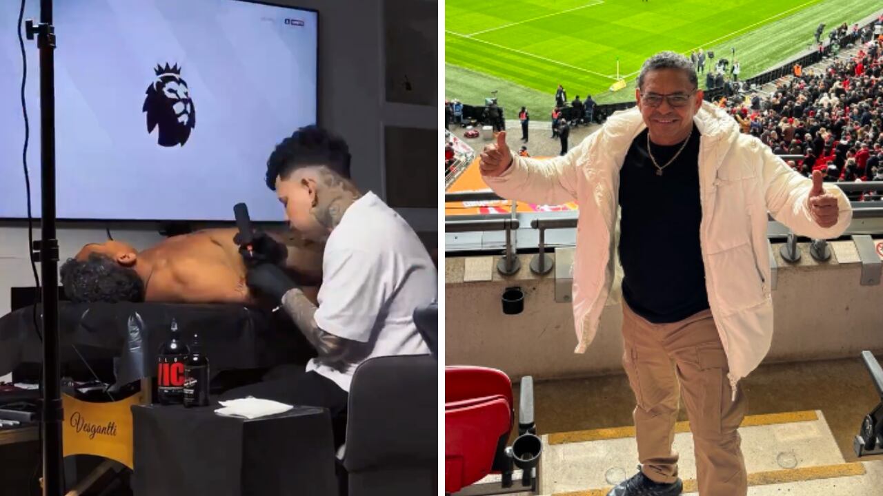 Luis Manuel Díaz se tatuó su cuerpo con los nombres de sus parientes más cercanos