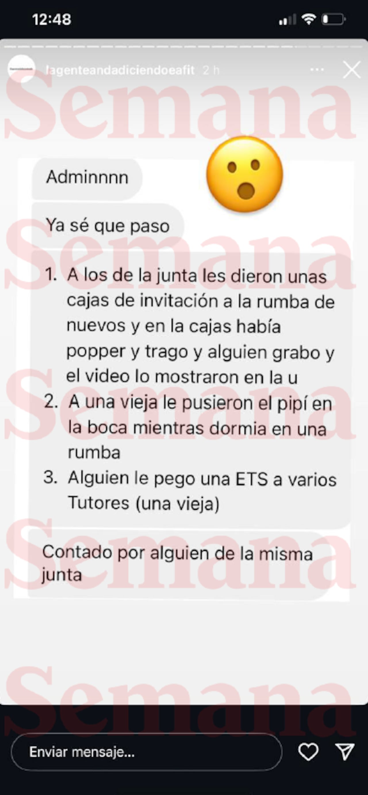 Chats estudiantes universidad