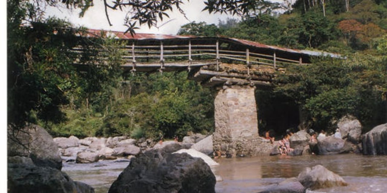 Puente Cuadras en Pachavita, Boyacá.