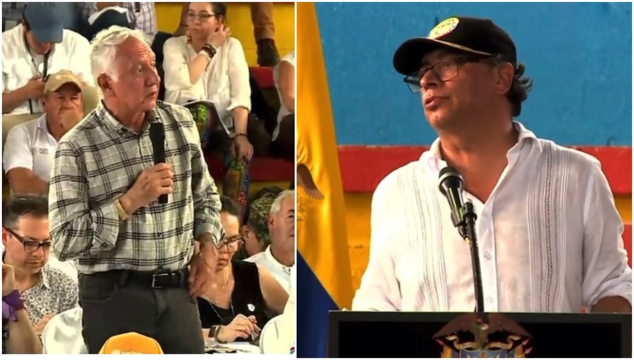 Presidente Gustavo Petro y el ministro de Salud Guillermo Alfonso Jaramillo