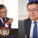 Presidente Gustavo Petro y el exministro de Salud Fernando Ruiz