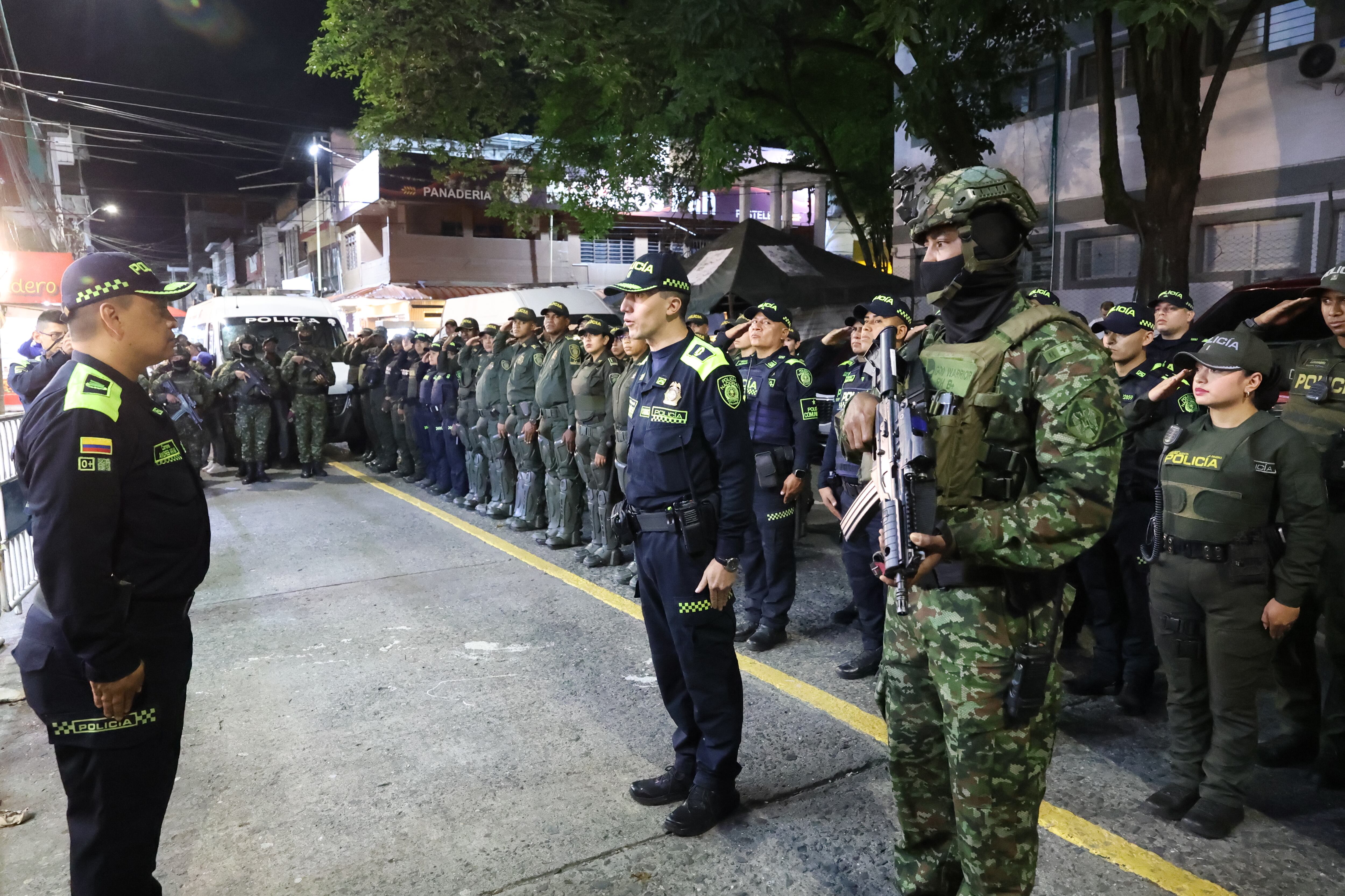 De esta megatoma hicieron parte diversas especialidades de la Policía Nacional.