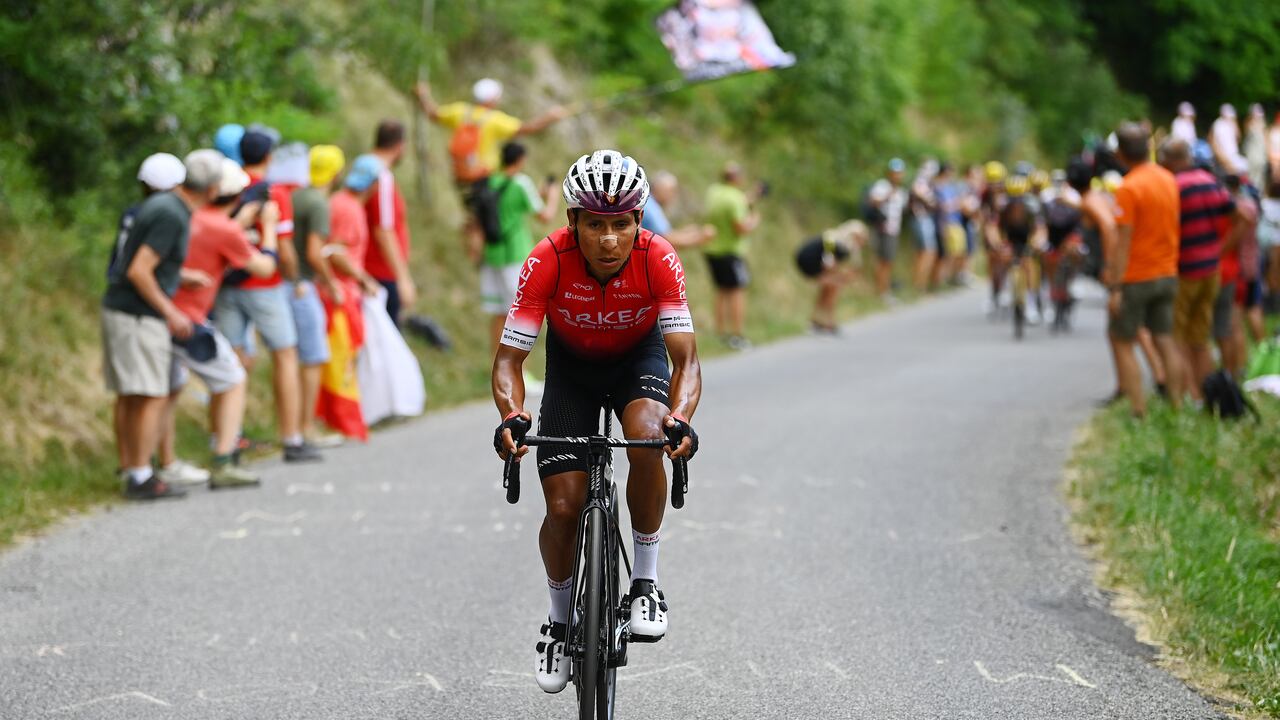 Nairo Quintana fue protagonista en la etapa 11 del Tour de Francia 2022