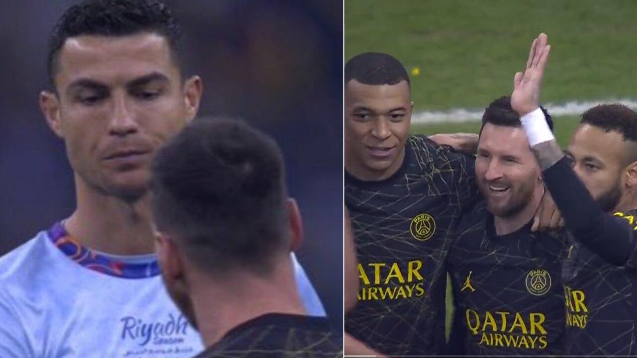 Cristiano y Messi se robaron toda la atención en el King Fahd International Stadium