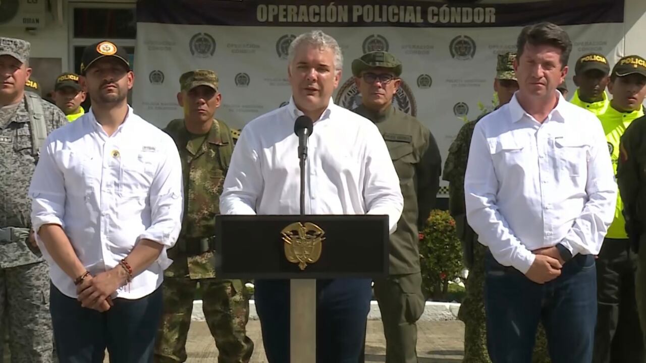 Presidente Iván Duque presentó el bloque de búsqueda que enfrentará al Clan del Golfo.