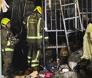 La emergencia se presentó en una bodega de reciclaje