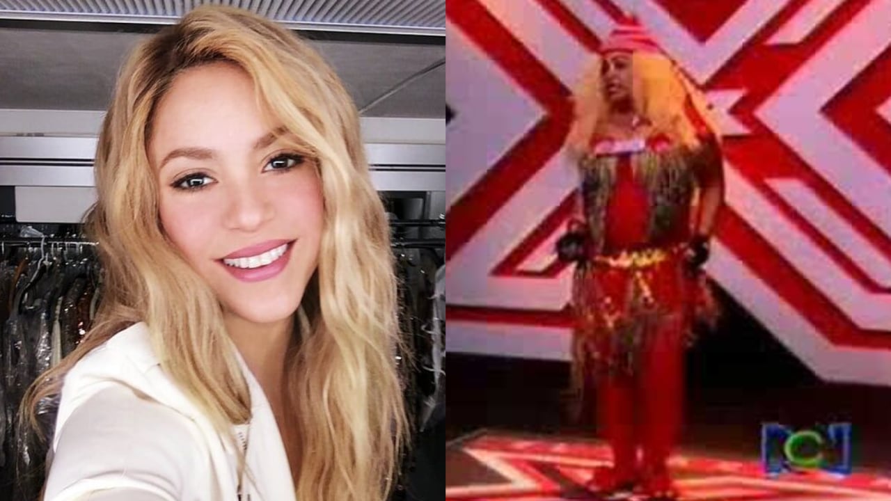 Audición de Nidia del Carmen, imitadora de Shakira, en el ‘Factor X’.