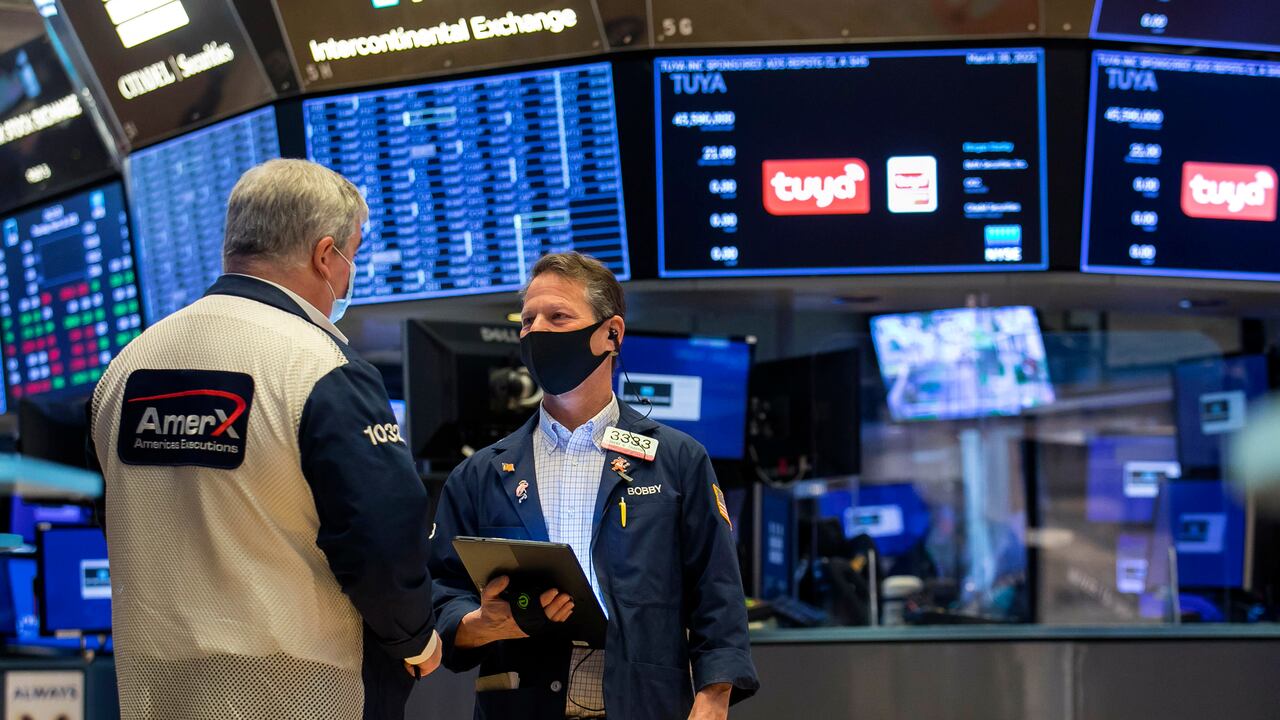 (Courtney Crow/New York Stock Exchange via AP)