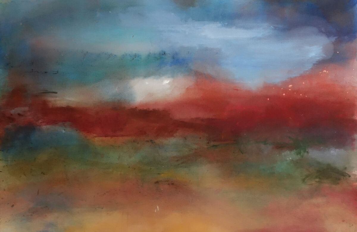 Luis Luna. Paisaje - 160x200cm-.Óleo